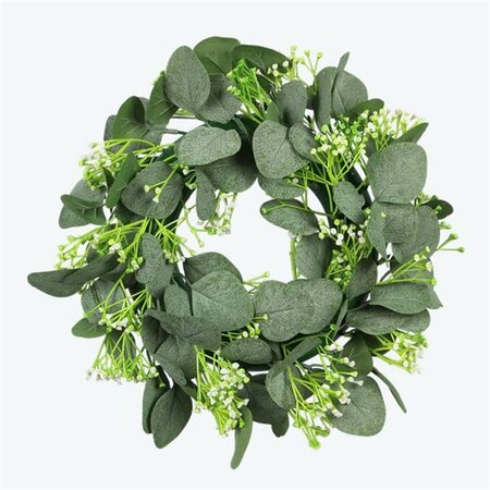 YOUNGS Artificial Wreath, Green 72565